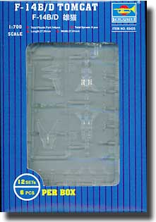 Trumpeter Scale Models 3425 1/700 F14B/D Tomcat Aircraft Set for USS Nimitz (12/