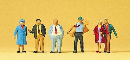 Preiser 10124 HO Scale Pedestrians Senior Citizens