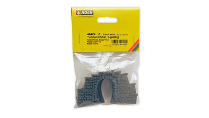 Noch 44420 Z Scale Single-Track Tunnel Portal, 2-Pack