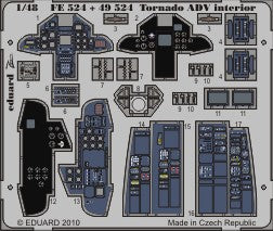 Eduard 49524 1/48 Aircraft- Tornado ADV Interior for HBO (Painted Self Adhesive)
