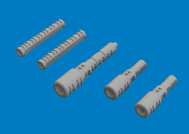 Eduard 648591 1/48 MiG-19S Gun Muzzles Brassin for TRUMPETER
