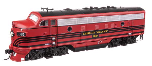 Walthers Mainline 11408 HO Scale EMD F7 A - Standard DC -- Lehigh Valley #560