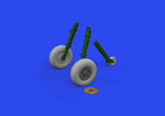 Eduard 624004 1/24 Brassin Spitfire Mk.IX Wheels 5spoke for Airfix