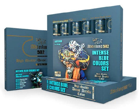 Abteilung 502 1168 Intense Blue Acrylic Paint Set (6 Colors) 20ml Tubes