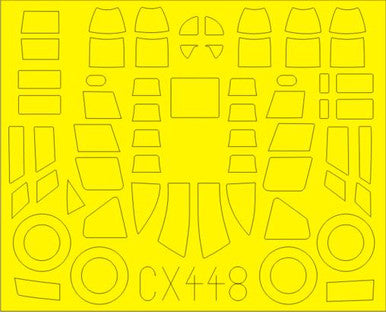 Eduard CX448 1/72 Mask Blenheim Mk.IF for Airfix Canopy Mask Set