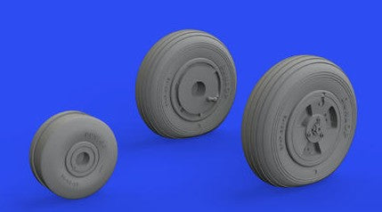 Eduard 648741 1/48 Aircraft- Vampire F3 Wheels for ARX (Mask & Resin)