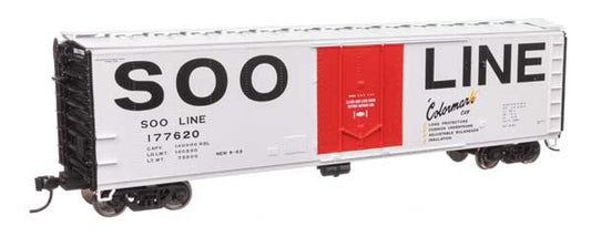 Walthers Mainline 910-2866 HO Scale 50' PC&F Boxcar Soo Line #177620