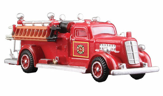 Woodland Scenics 5567 HO Scale AutoScenes(R) - Assembled -- 1950s Fire Truck