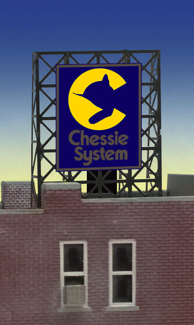 Miller Engineering 339070 N/Z Scale Chessie System Billboard