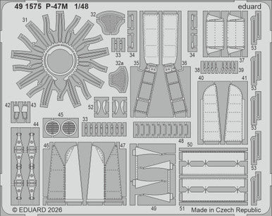 Eduard 491575 1/48 Photo Etch P-47M for MINIART