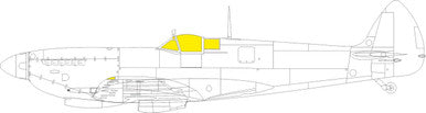 Eduard EX1082 1/48 Spitfire Mk.IX TFace Canopy Mask Set MASK for