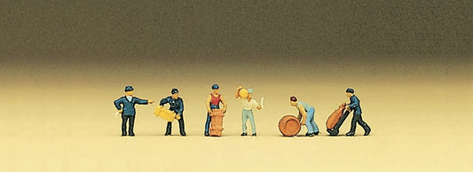 Preiser 88511 Z Scale Track Workers w/Loads Figure Set