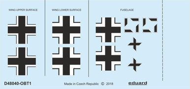 Eduard D48040 1/48 Fw 190A-2 National Insignia for EDUARD