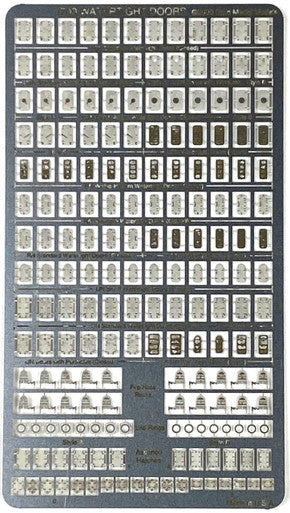 Gold Medal Models 700-22 1/700 Gold Medal Watertight Doors Photo Etch