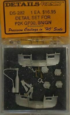 Details West 282 HO Scale Detail Set for Proto 2000 GP30 -- BN & GN