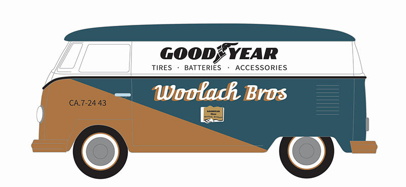 Greenlight 36110-B 1/64 Scale Goodyear - 1964 Volkswagen Panel Van Club Vee-Dub
