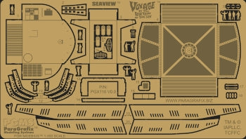 Paragrafix 118 1/350 Voyage to the Bottom of the Sea: Seaview Submarine Photo-Et