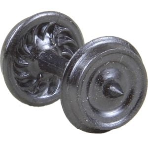 Kadee 718 HOn3 26" Ribbed-Back Metal Freight Wheels pkg(8)