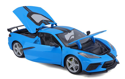 Maisto 31455BL 1/18 2020 Chevrolet Corvette Stingray Z51, Blue
