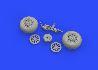 Eduard 648335 1/48 P-51D Wheels for AIR (Resin)