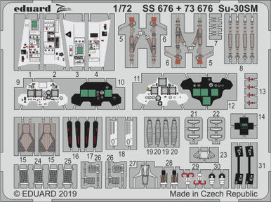 Eduard 73676 1/72 for ZVE (Pre-Painted) Photo Etch Detail Set