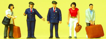 Preiser 10570 HO Scale Railroad Personnel Chinese Railroad Personnel