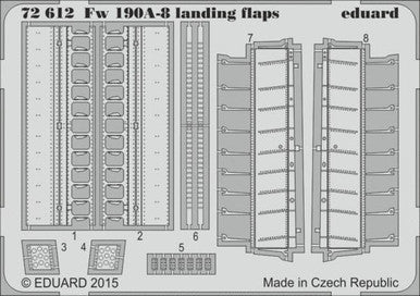 Eduard 72612 1/72 Landing Flaps for EDU Photo Etch Detail Set