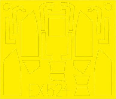 Eduard EX524 1/48 Mask Bf 109G-6 Erla Canopy for Eduard Canopy Mask