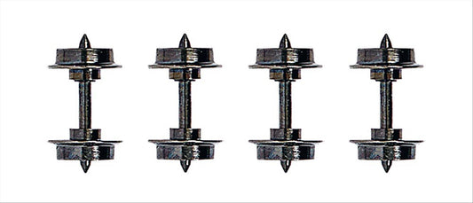 Busch 12299 HOn2 Scale Feldbahn Metal Wheelsets, pkg(4)