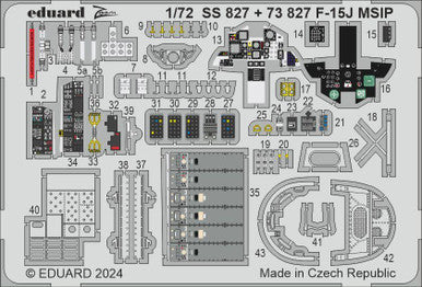 Eduard SS827 1/72 F-15J MSIP - for FINE MOLDS