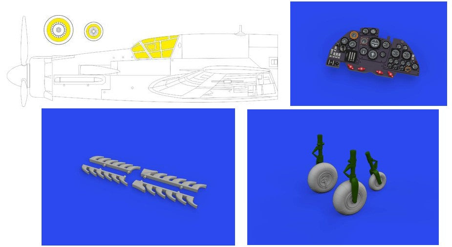 Eduard 644221 1/48 Aircraft- Do335A LooKplus for TAM (Mask, Photo-Etch & Resin)