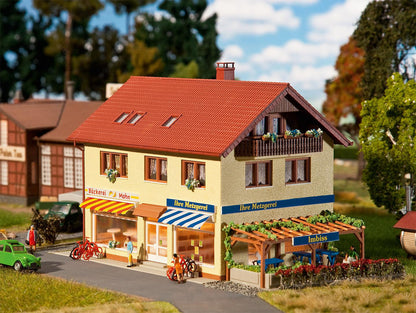 Faller 130489 HO Scale Butcher's & Bakery Shop Model Kit