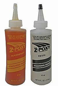 Robart 40 All Scale Z-POXY Zap Epoxy Finishing Resin -- 12oz 355mL