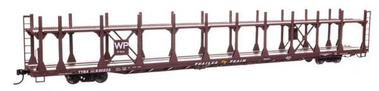 Walthers Mainline 910-8045 HO Scale 89' Flatcar Auto Rack WP #930222