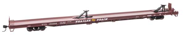 Walthers Mainline 5732 HO Scale 89' Channel Side Flatcar - Ready to Run -- Trail