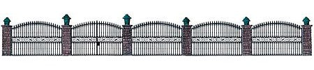 Walthers Cornerstone 550 HO Wrought Iron Fence Kit