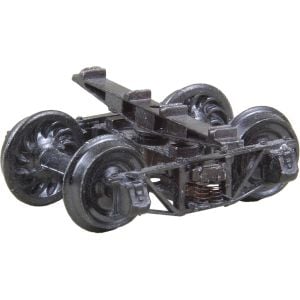 Kadee 717 HOn3 4'6" Arch Bar Sprung Metal Trucks 26" Wheels