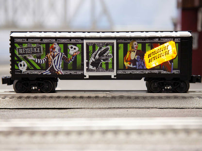 Lionel 6-2528010 O Gauge Beetlejuice lighted boxcar