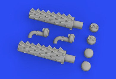 Eduard 648762 1/48 Aircraft- Beaufighter Exhausts for TAM (Resin)