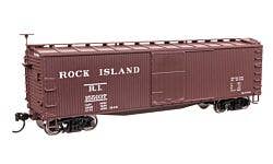 Walthers Mainline 910-40197 HO 40' Wood Boxcar - Rock Island #155037