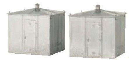 Bachmann 42220 HO Trackside Equipment Buildings (2)