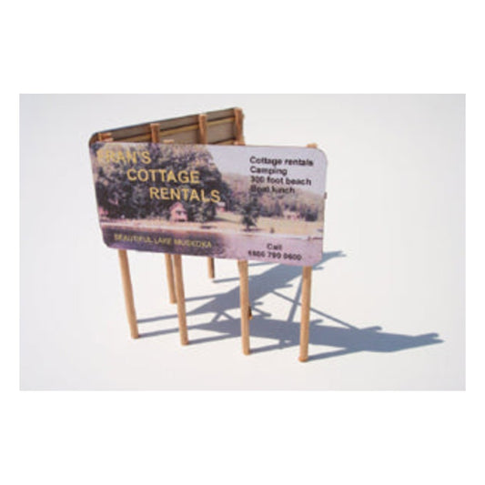 Osborn Models 3023 N V Shaped Billboard