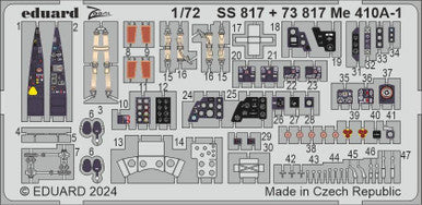 Eduard SS817 1/72 Me 410A-1 SS817 Zoom Set