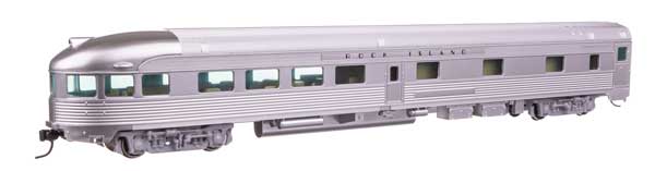 Walthers Mainline 30373 HO Scale 85' Budd Observation - Ready To Run -- Rock Isl