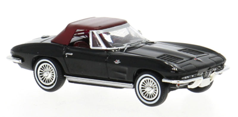 Brekina 18025 1/87 1962 Corvette C2 Convertible Red Diecast
