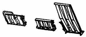 Details West BP-1017 HO Scale Intermodal Details -- Bridge Plates