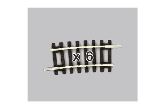 Piko 55252 HO Scale Curved Track R2 7.5 Degrees, Box of 6