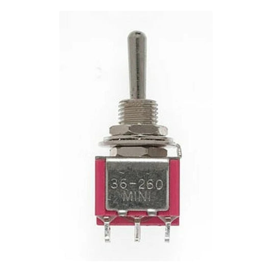 Miniatronics 3626008 All Scale Miniature Toggle Switches -- DPDT 5-Amp 120-Volt Center-Off pkg(8)