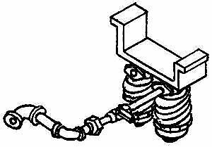 Details West 248 HO Scale GE Type Air Filter -- Set w/Mount & Pipes