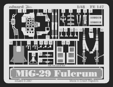 Eduard FE147 1/48 MiG-29A Fulcrumfor Academy